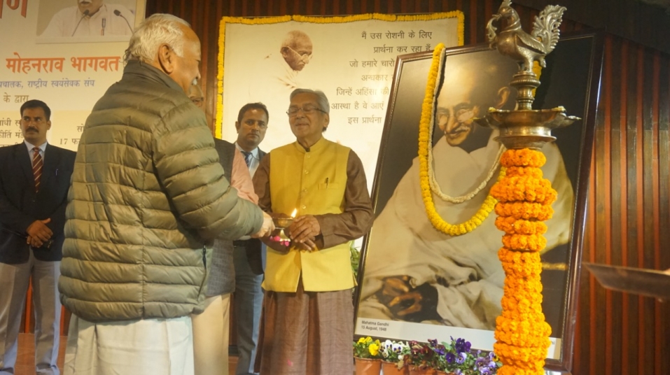 साकार होनी शुरू हो गई ‘गांधी के भारत’ की कल्पना- डॉ. मोहन भागवत
